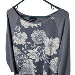 Alyx Sweatshirt Floral Lightweight Gray Womens Large