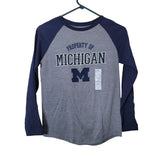 Old Navy University of Michigan Long Sleeved Shirt Boy Large Size 10 12 Football