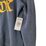 Fox Racing Moto X Pullover Sweatshirt Adult Mens Medium Gray Yellow