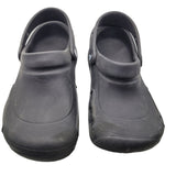 Crocs Basic Black Strap Rubber Slip On Shoe Womens US 8 Mens US 6 Solid No Holes