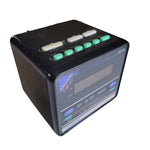 Soundesign Cube Clock Radio Alarm Digital Music Model No 3634 BLK Wake Up Timer