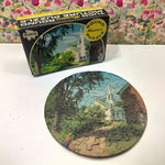 Tuco Round Puzzle Miniature Church 6 Inch Small USA Tiny Little Jigsaw Thick Boy