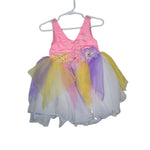 Curtain Call Costumes CSM Childs Small Leotard Dance Tulle Butterfly Wings Pink