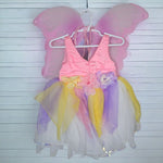 Curtain Call Costumes CSM Childs Small Leotard Dance Tulle Butterfly Wings Pink