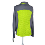 exertek Jacket Lime Crush Full Zip Thumb Holes Athletic Green Womens Plus 1X New