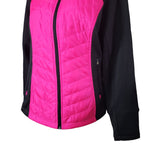 exertek Jacket Full Zip Athletic Hot Pink Black Womens Plus 1X New