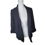 Simply Vera Wang Black Blazer Shoulder Pads Womens Small Business