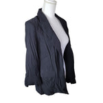 Simply Vera Wang Black Blazer Shoulder Pads Womens Small Business