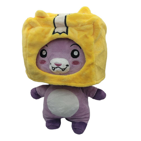 LankyBox World Foxy Plush Stuffed Toy Doll Animal Series 1 2020 Purple Hat Hood Toys