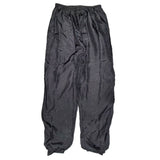 Kuma Sport Nylon Sweatsuit Jacket Pants Vintage Black White Zipper Vintage 1X XL