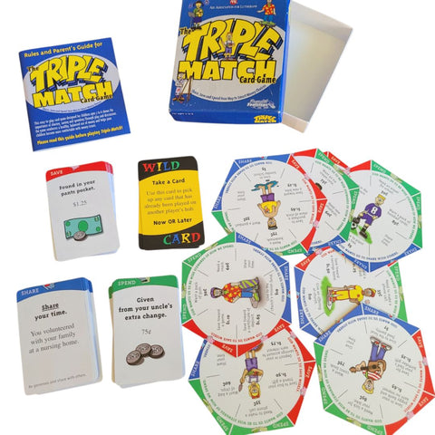 Triple Match Lutheran Money Game Smart Kids Spinner Economics Learn Financials