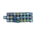 Heroes Game Dice Role Playing Elements Fire Water Black 25 Pieces Replacement