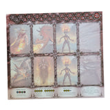 Heroes Game Players Cardboard Replacement Pieces Four Double Sided Role Play