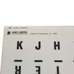Wheel of Fortune Vintage Game Pieces Replacement Parts Puzzle Chart Solution