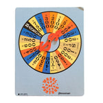 Wheel of Fortune Vintage Game Pieces Replacement Parts Spinner Board Turn Letter