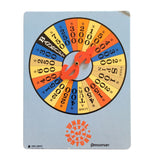 Wheel of Fortune Vintage Game Pieces Replacement Parts Spinner Board Turn Letter