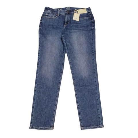 a.n.a. Skinny Jeans Midrise Soft Stretch Tags Fitted Hip Thigh Blue Denim 12