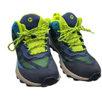 Merrell Sneaker Shoes Boys US3 UK2 EU34 Kids Blue Green Lace Up Gym Play School