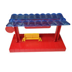 Keenway Fun Town Train Station Bench Plastic Toy Vintage Kids Replacement Clock