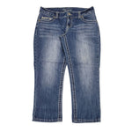 Maurices Capri Jeans Pants Blue Womens 5 6 Reg Denim Short Summer Spring Fall