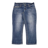 Maurices Capri Jeans Pants Blue Womens 5 6 Reg Denim Short Summer Spring Fall