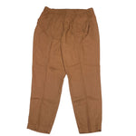 Old Navy Linen Pants Drawstring Brown Womens Large Pockets Casual Beach