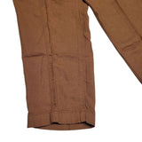Old Navy Linen Pants Drawstring Brown Womens Large Pockets Casual Beach