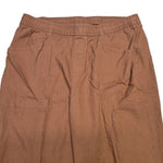Old Navy Linen Pants Drawstring Brown Womens Large Pockets Casual Beach