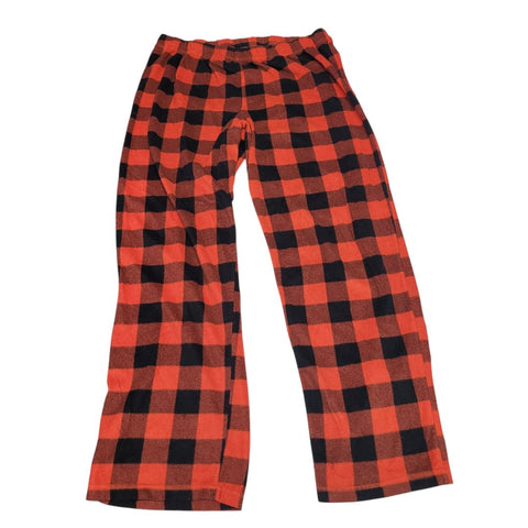 Sleep Chic Buffalo Plaid Pants Red Black Pajama Loungewear Womens Large Soft