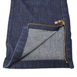 Belle Kim Gravel Capri Pants Jeans Denim Zip Ankle Womens 12
