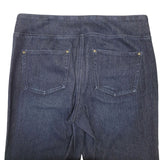 Belle Kim Gravel Capri Pants Jeans Denim Zip Ankle Womens 12