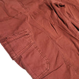Sonoma Pants Cotton Rust Brown Boho Fall Zip Pockets Womens 12