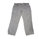 Sonoma Pants Cotton Light Gray Boho Fall Zip Pockets Womens 12 Capsule Wardrobe