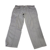 Sonoma Pants Cotton Light Gray Boho Fall Zip Pockets Womens 12 Capsule Wardrobe