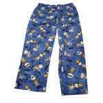 Peanuts Charlie Brown Halloween Soft Pajama Blue Mummy Skeleton Womens XL Sleep
