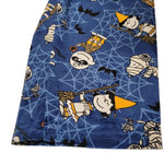 Peanuts Charlie Brown Halloween Soft Pajama Blue Mummy Skeleton Womens XL Sleep