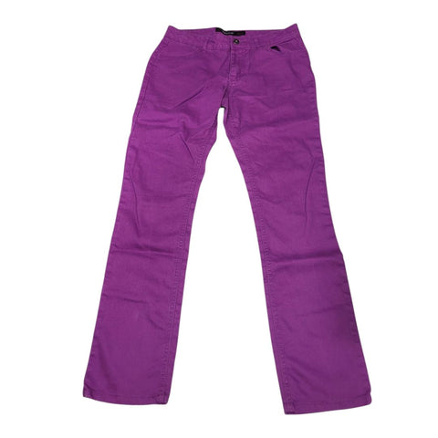 Jordache Pants Pink Purple Bright Girls 16 Skinny Colorful Solid