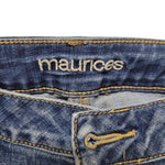 Maurices Jeans Denim Pants Womens 7 8 Blue Basic Skinny Ankle Distressed