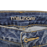 Maurices Jeans Denim Pants Womens 7 8 Blue Basic Skinny Ankle Distressed