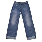 Denizen Levis Modern Slim Cuff Denim Jeans Pants Womens Size 4 Blue Rolled