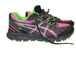 Asics Shoes Basic Walking Athletic Pink Green Gel-Scram 2 Womens US Size 9