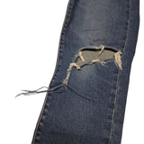 Levis Wedge Skinny Jeans Distressed Blue Womens Size 29 Denim