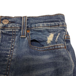 Levis Wedge Skinny Jeans Distressed Blue Womens Size 29 Denim
