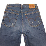 Levis Wedge Skinny Jeans Distressed Blue Womens Size 29 Denim