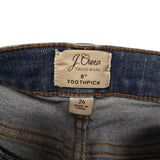 J Crew Toothpick Jeans 8 Inch Denim Blue Pants Skinny Womens Size 26