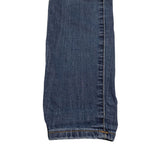 GAP Jeans Button Fly High Rise Legging Jegging Wimens 27 Regular Blue Denim