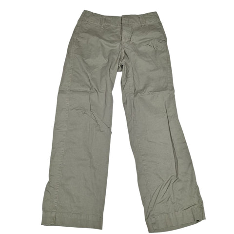 A New Day Pants Green Womens Size 2 Straight Keg Mid Rise Stretch Earth Boho