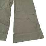 Lauren Conrad Wide Leg Pants Green Womens Size 2 High Rise Stretch Earthy Fall