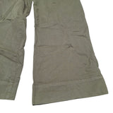Lauren Conrad Wide Leg Pants Green Womens Size 2 High Rise Stretch Earthy Fall
