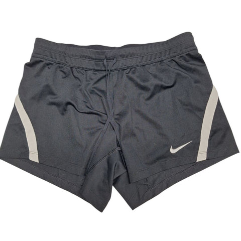 Nike Dri Fit Shorts Womens Small Black White Atgletic Running Gym Breathable